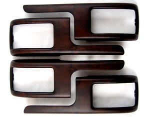 Range Rover Door Catch Surrounds - Burr Walnut Preview